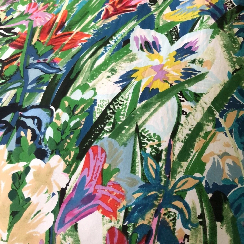 Anthro Felicity Floral Duvet King